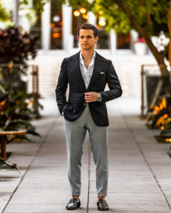 10 Trendy Black Blazer Gray Pants Outfits for Men – Outfit Spotter