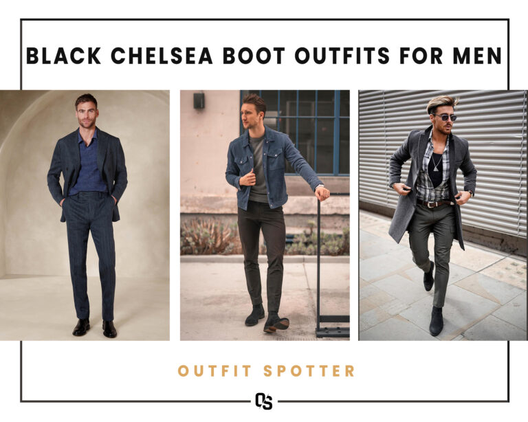 Black Chelsea boots outfits for men