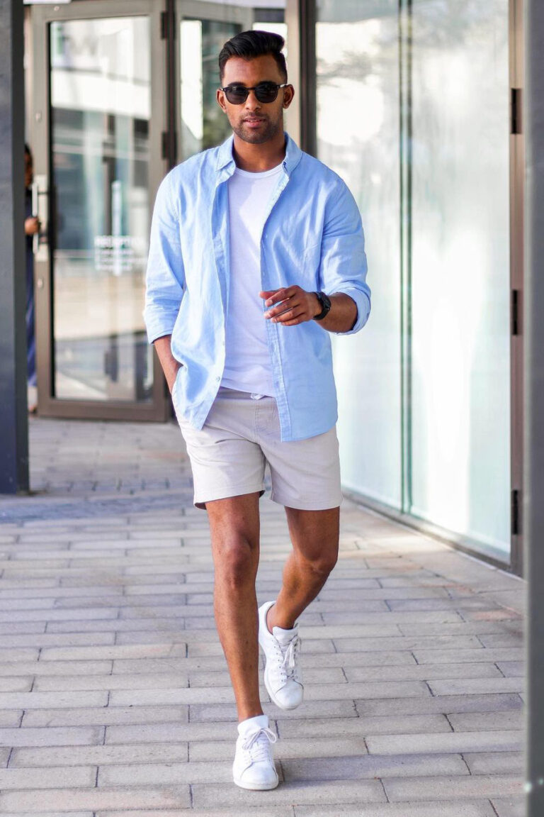 10 Stylish Gray Shorts Outfits for Men – Outfit Spotter