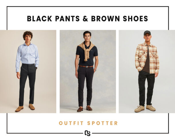 12 Black Pants and Brown Shoes Outfits for Men – Outfit Spotter