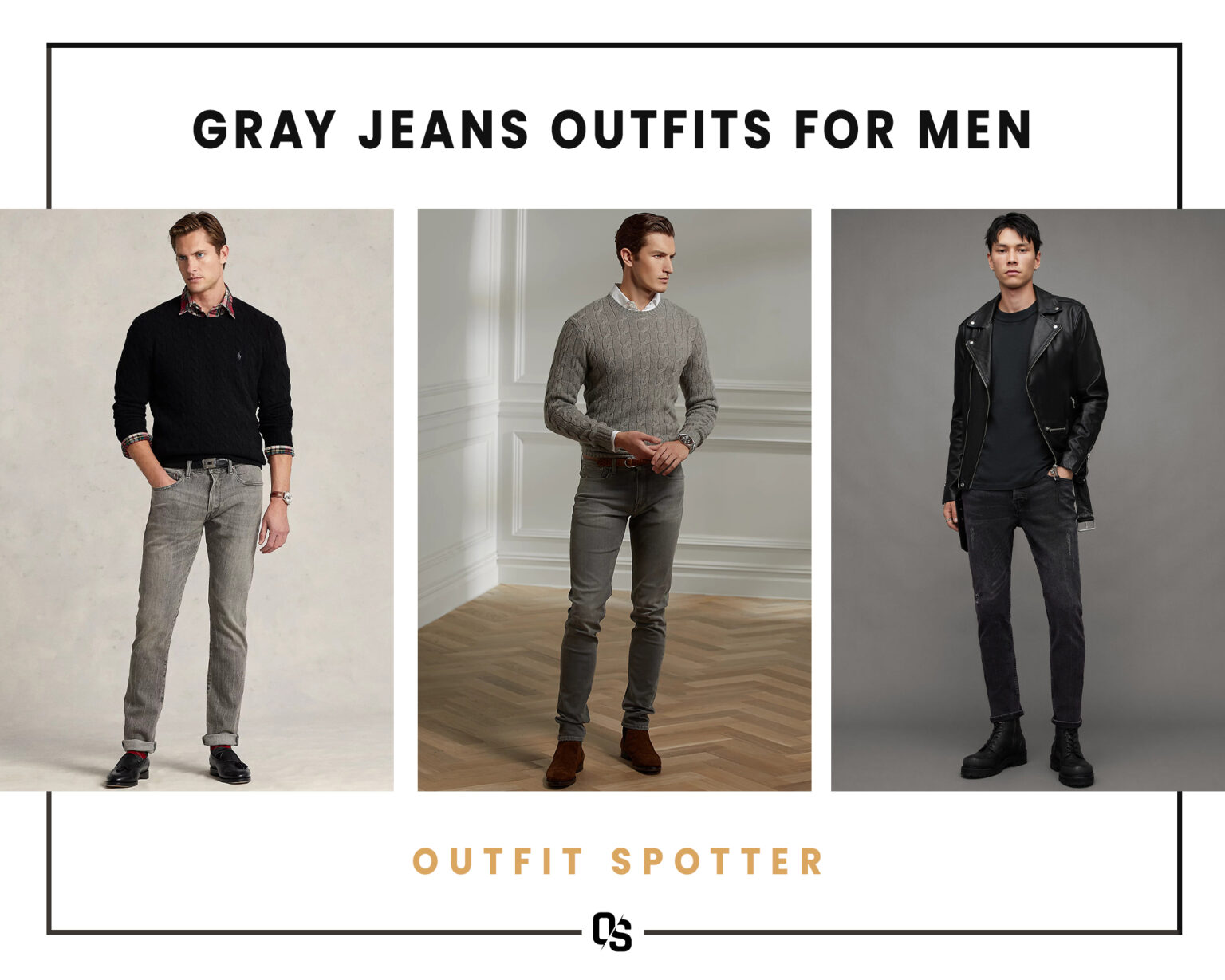 13 Most Stylish Gray Jeans Outfits for Men in 2025 Outfit Spotter