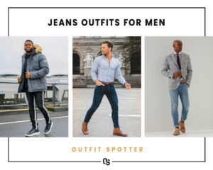 Different jeans outfits for men
