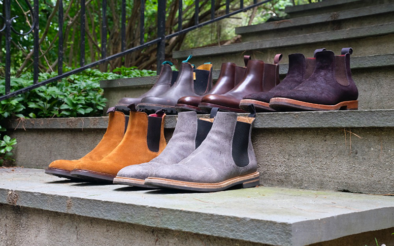 Different stylish Chelsea boot colors for men