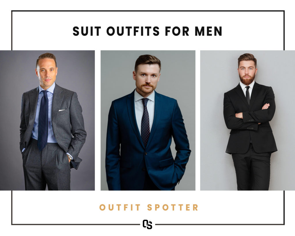 Different suit outfits for men