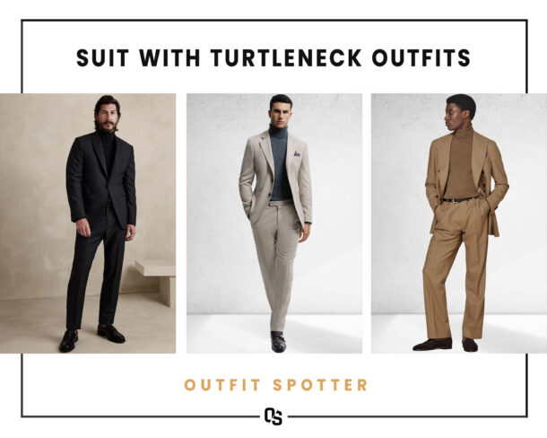 15 Fashionable Suit with Turtleneck Outfits for Men – Outfit Spotter