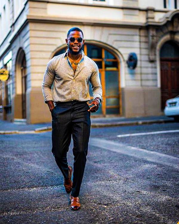 How to Elegantly Pull Off Black Pants and Brown Shoes