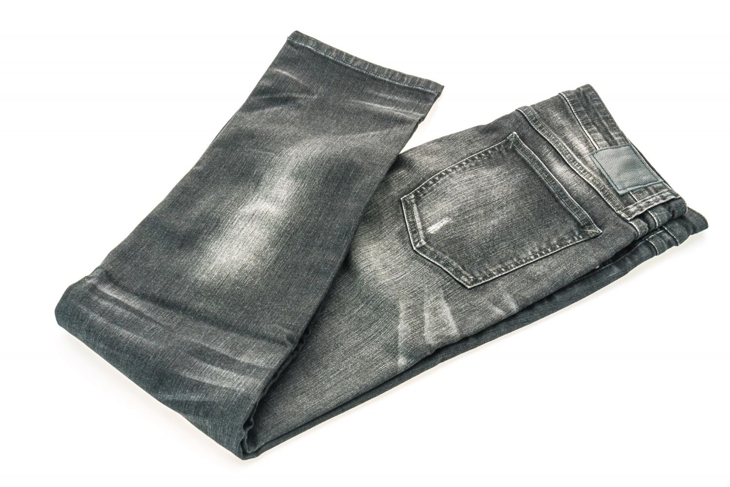 Gray jeans denim quality