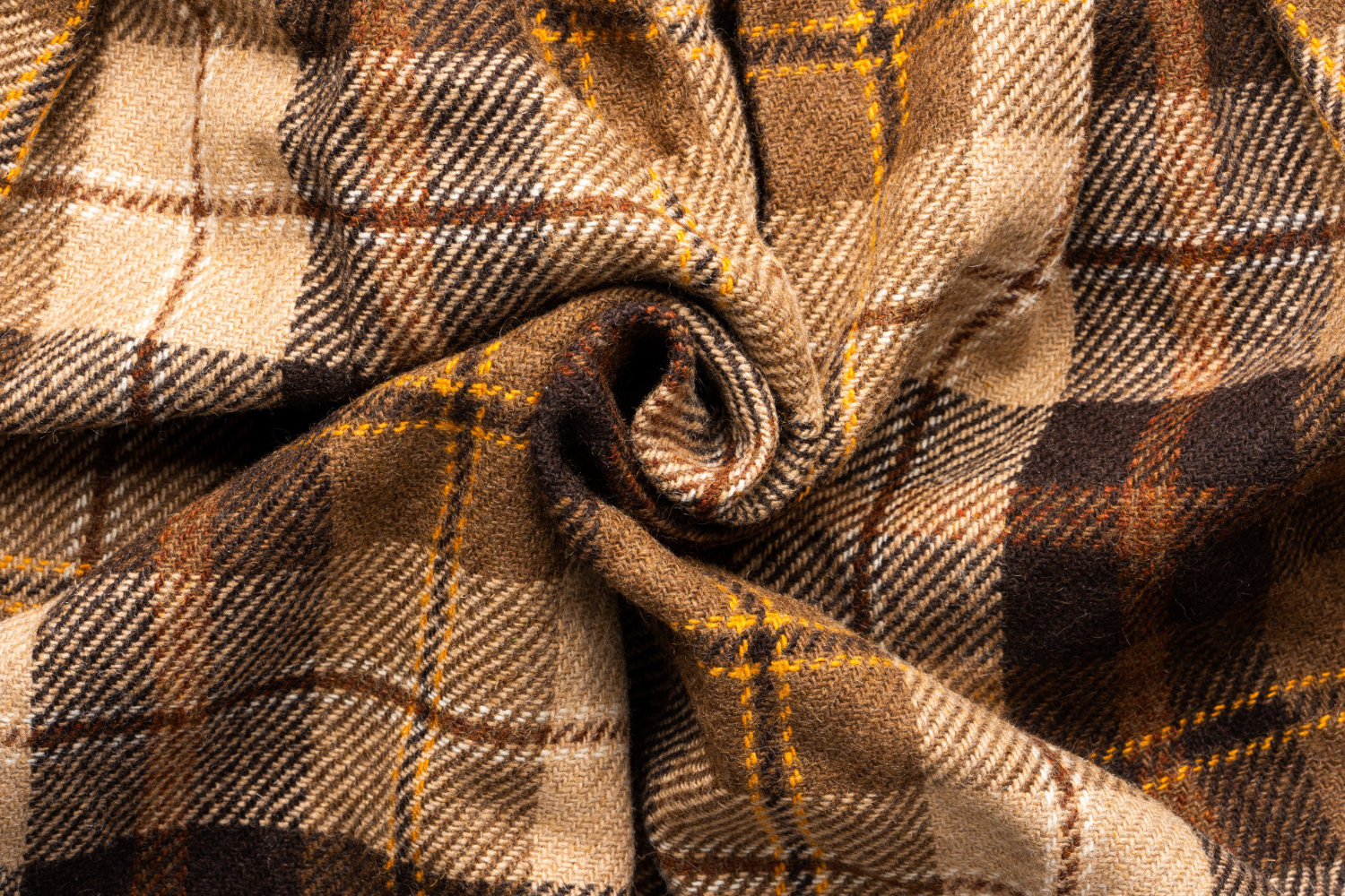 Scottish tweed wool suit fabrics