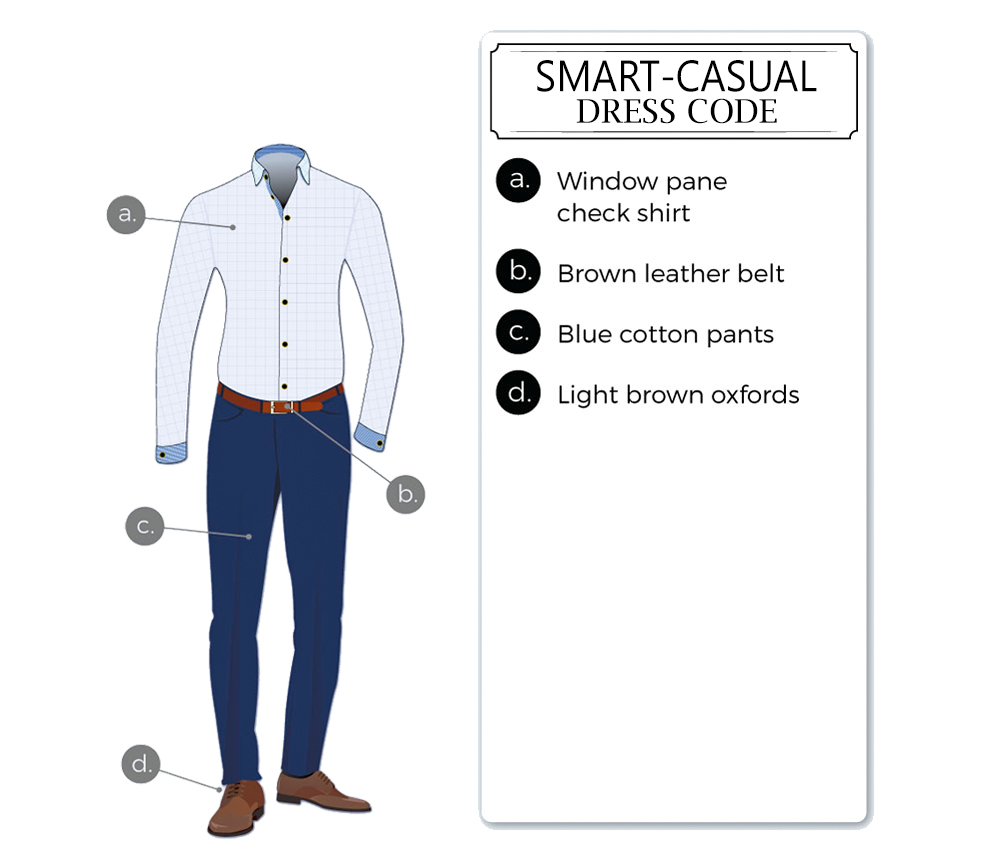 Smart casual outfit for men