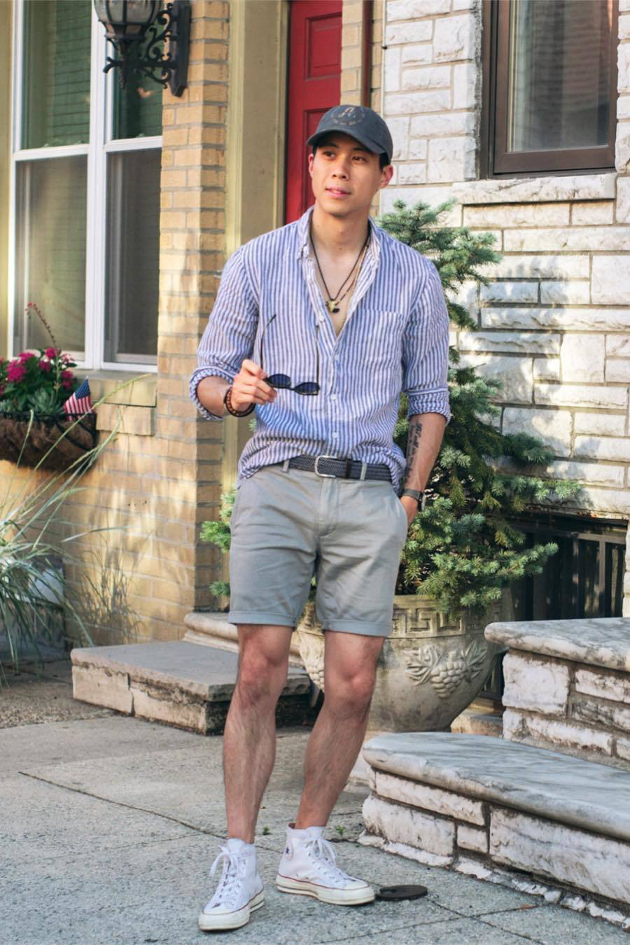 Stylish Gray Shorts for Men – Outfit Spotter